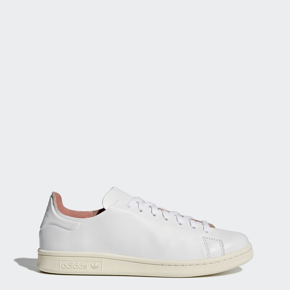 Adidas Stan Smith Nude - Originals ανδρικα - Ασπρα/Ασπρα/Ροζ,Μέγεθος: EU 36 – 54 2/3 (516DZCAM)